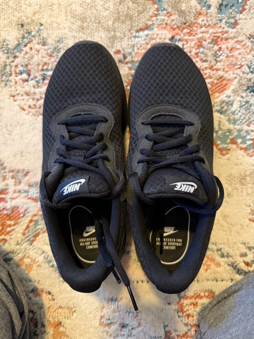 Nike Women's Black Mesh Casual Sneakers